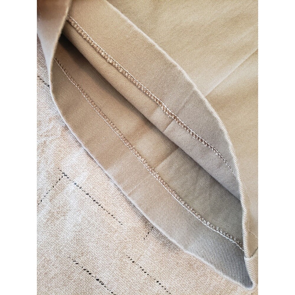 Oak Hill Premium Pants Khaki Mens Measures 52 x 25.5 Chino Flat Front Slacks - Picture 10 of 10